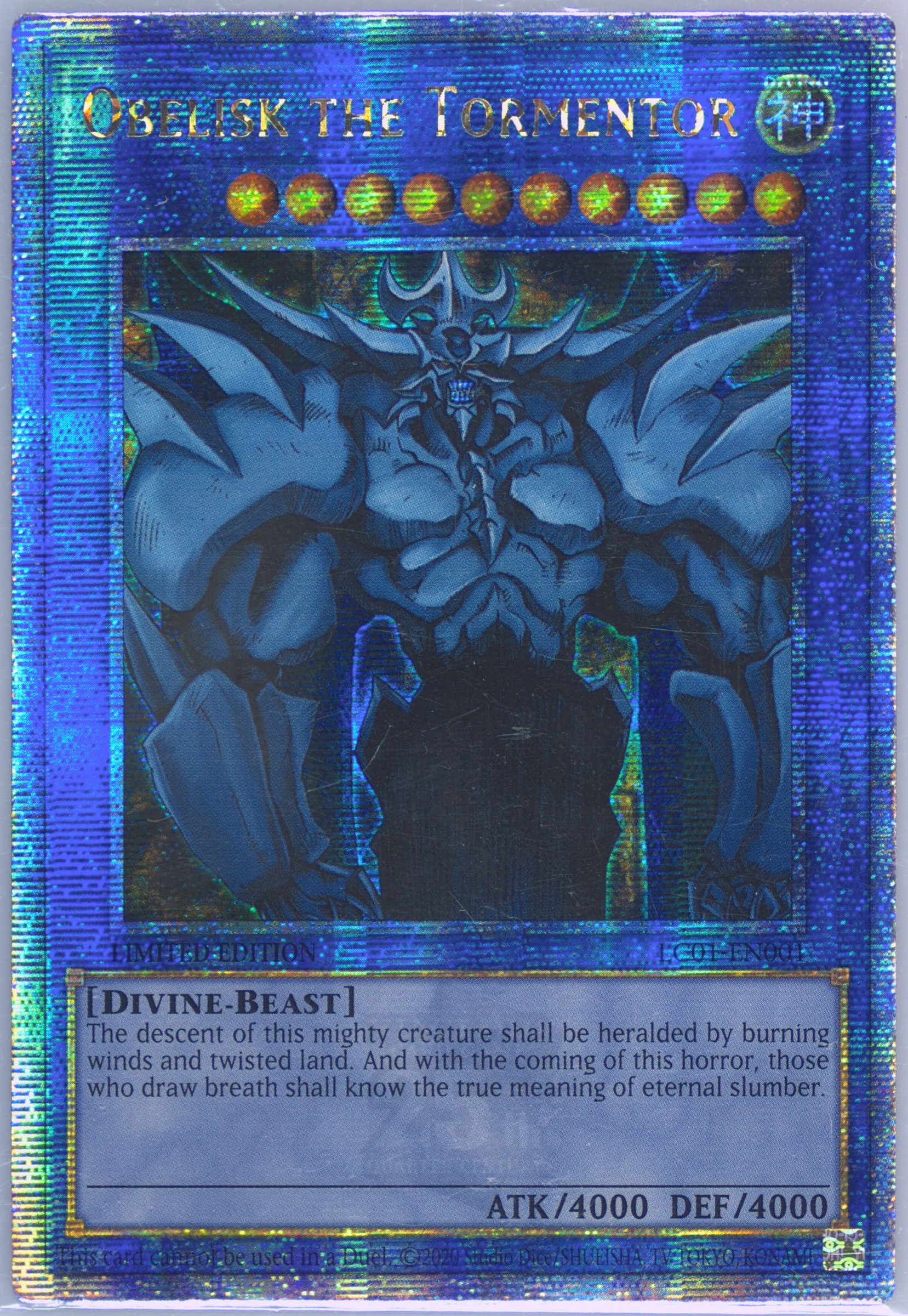 yugioh obelisk the tormentor card Yu-Gi-Oh! Obelisk The Tormentor Ring Black / 10