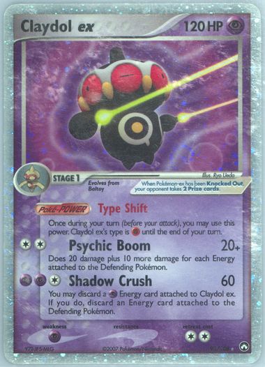 2007年製 Claydol ex - Holo Gem Mint 10 Auction Prices Realized Tcg Cards 2007 POKEMON EX POWER