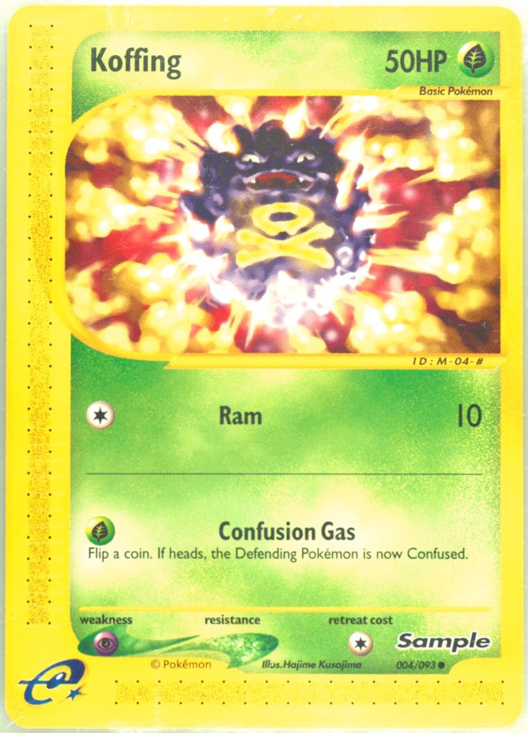 Koffing (Pokemon E Card Sample)