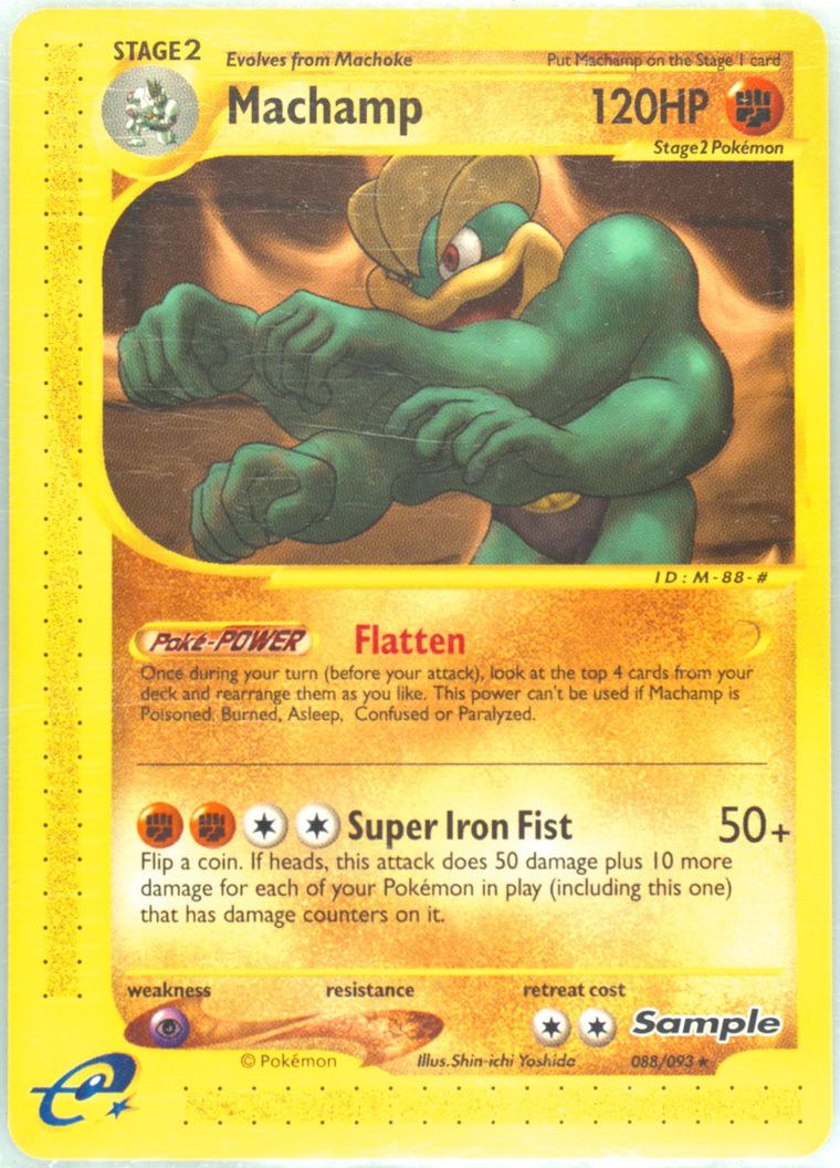 Machamp (Pokemon E Card Sample)