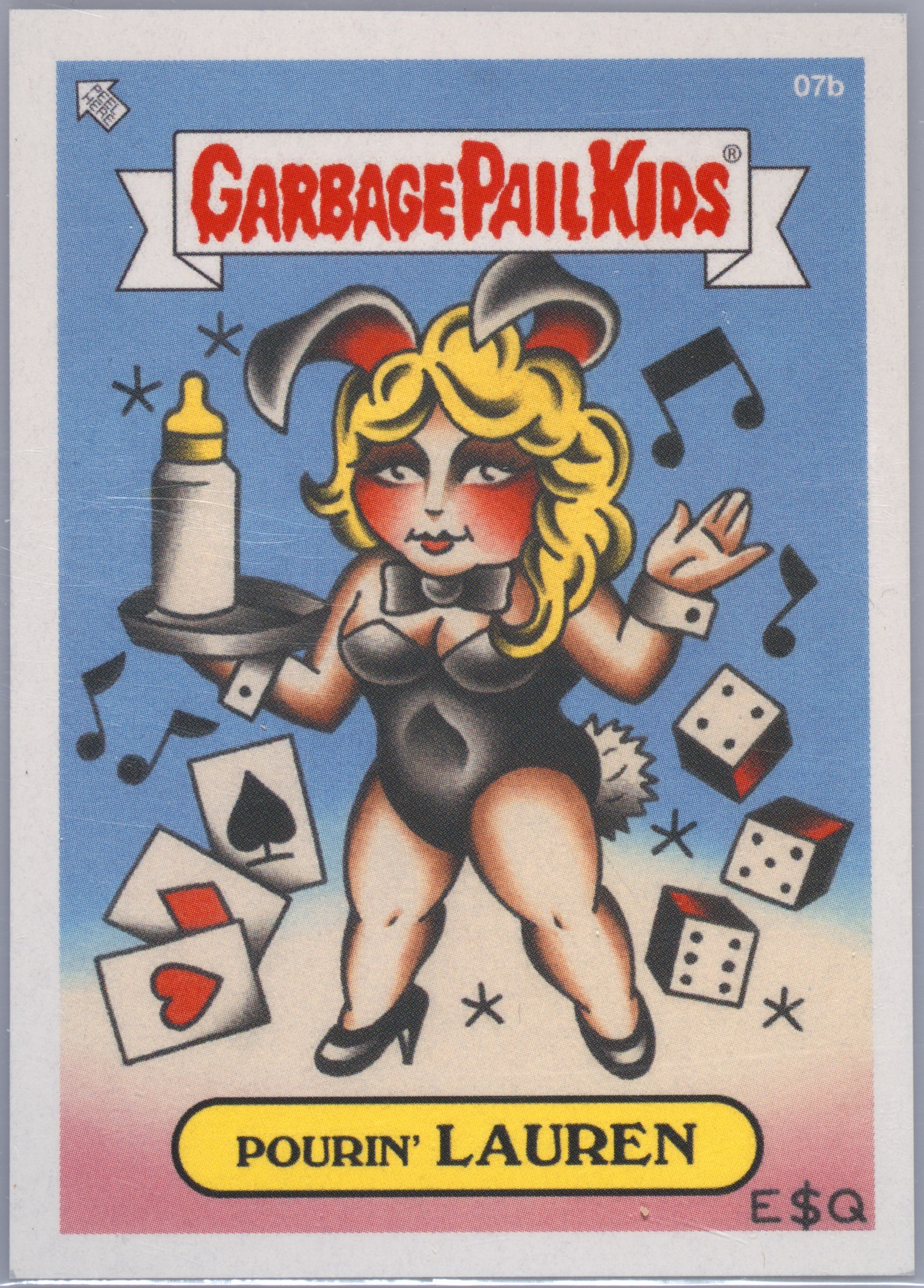 2021 Topps Garbage Pail Kids Beyond The Streets Series 2 #7b Pourin' Lauren front