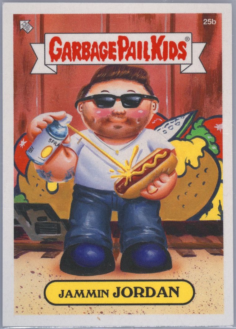 2021 Topps Garbage Pail Kids Beyond The Streets Series 2 #25b Jammin' Jordan front