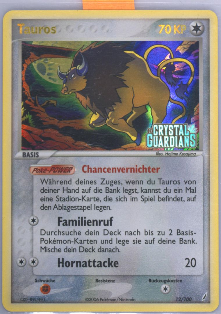 Tauros-Reverse Foil (Crystal Guardians)