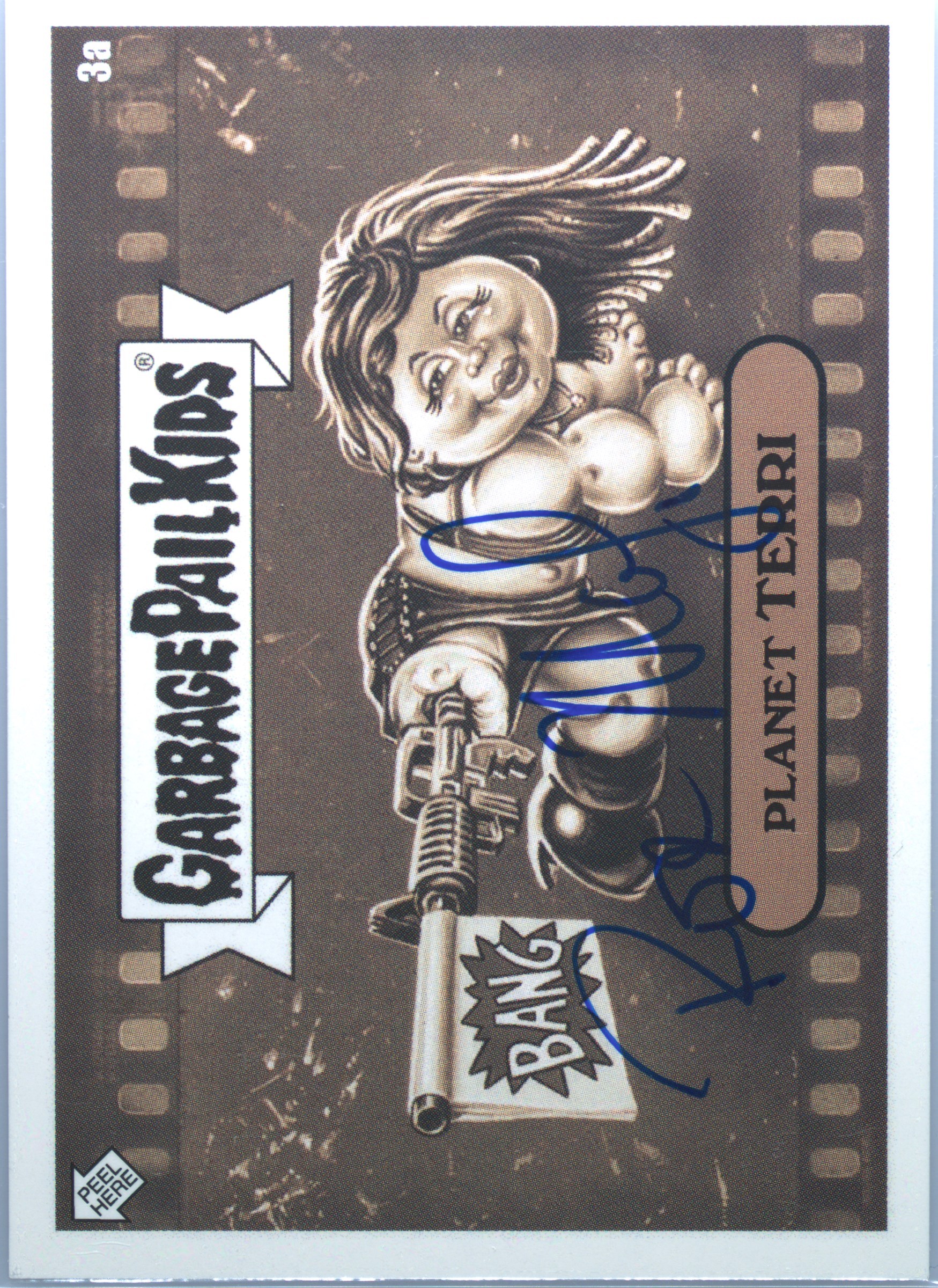 2022 Topps Garbage Pail Kids Oh The Horrible Sepia #3a Planet Terri front