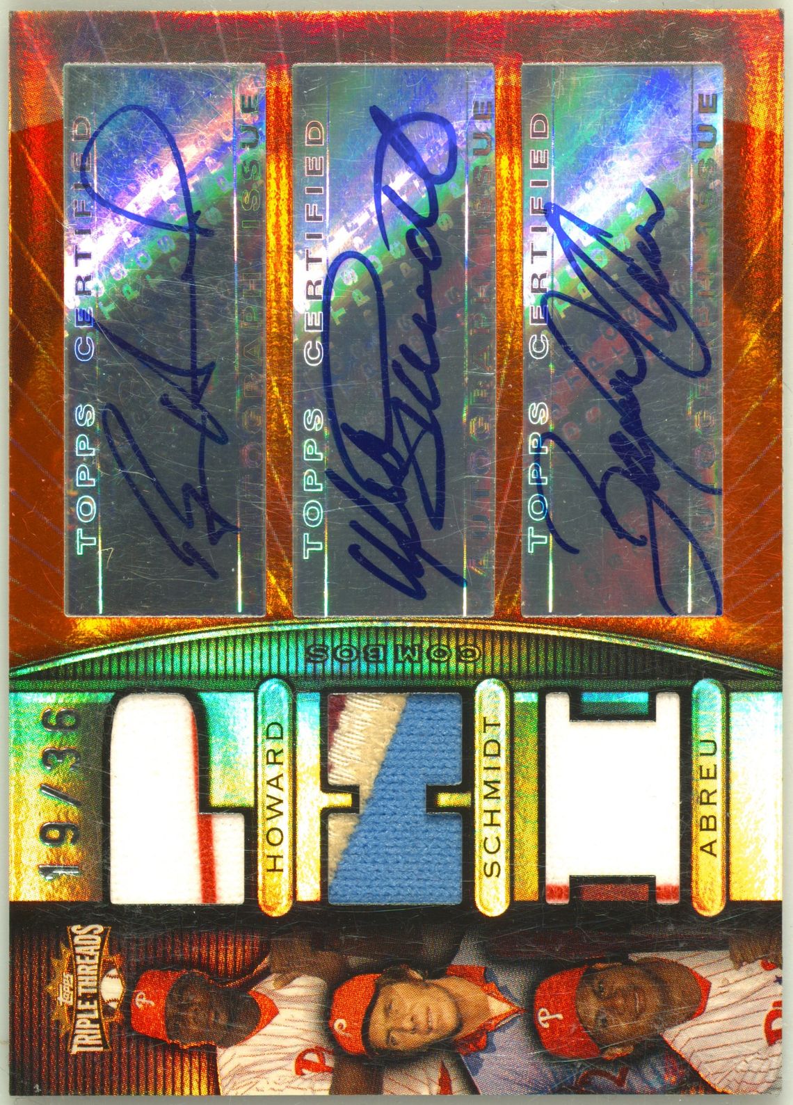 ゲームセンター・ゲームカード 13 topps triple threads relic autographs 2013 Topps Triple Threads Autograph Relic Combos Emerald