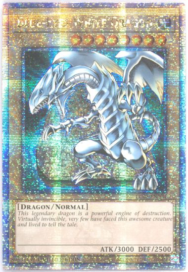 Yu-Gi-Oh Blue-Eyes White Dragon Ultra Rare Holo Card - LC01-EN004 Collectible Trading Card