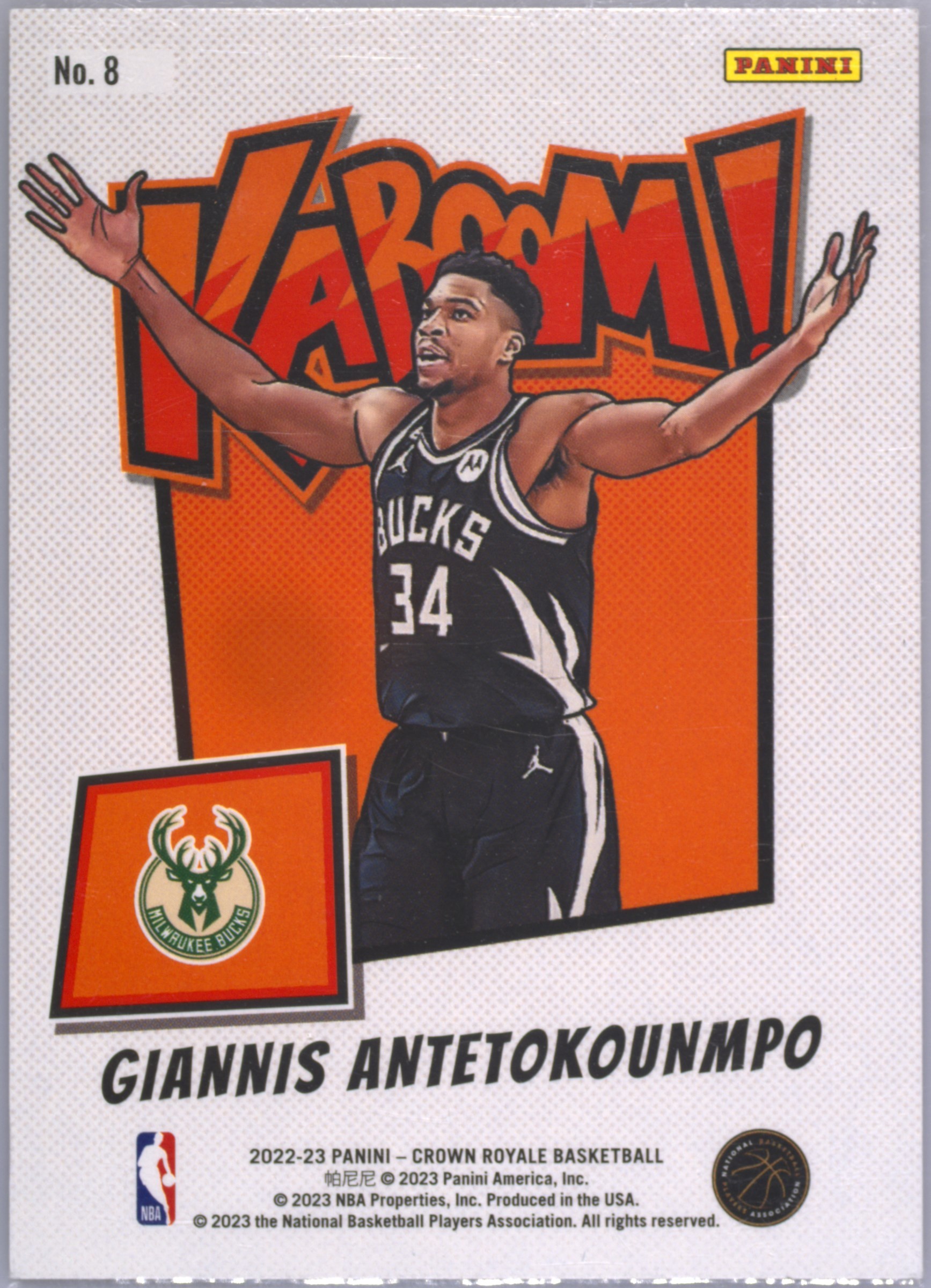その他 panini GIANNIS ANTETOKOUNMPO RC PSA 8 Spec Details