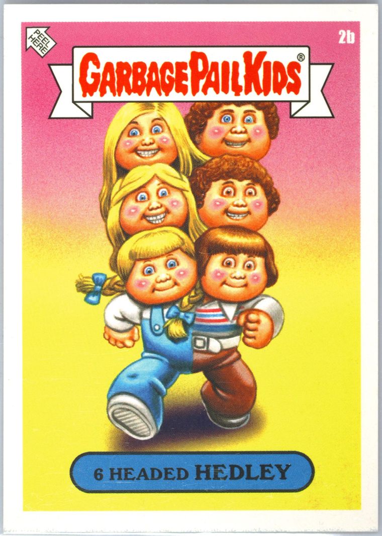 2023 Topps Garbage Pail Kids Prime Slime Trashy Tv #2b 6 Headed Hedley front