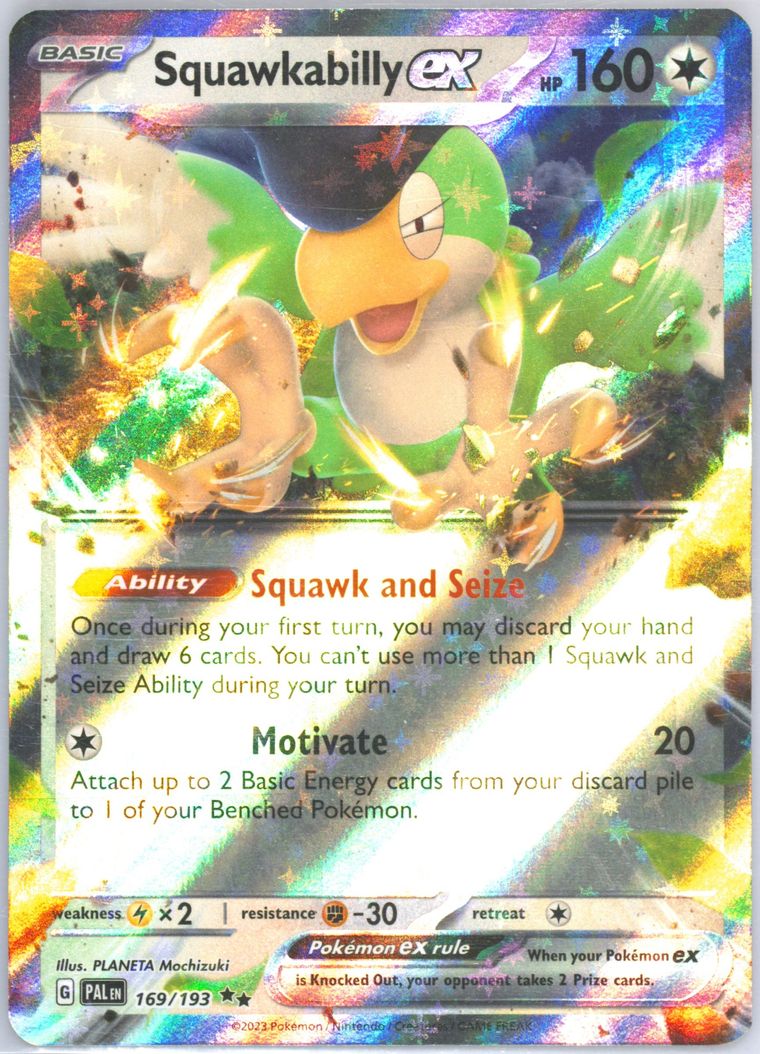Squawkabilly EX (Paldea Evolved)