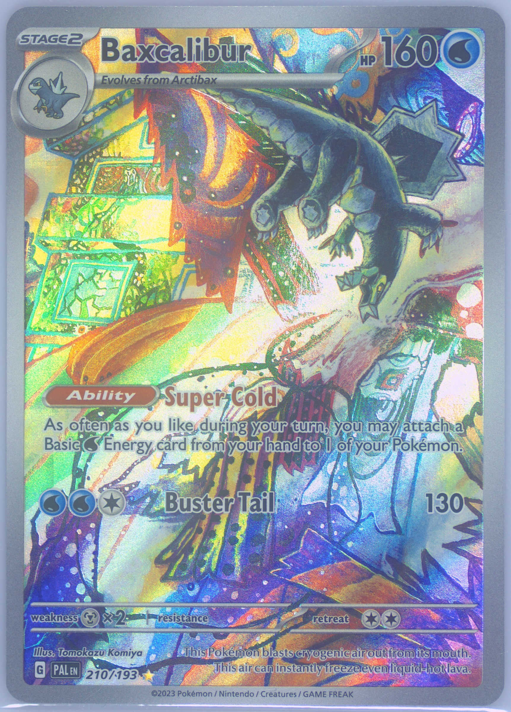 baxcalibur pokemon cards Baxcalibur - 060/193 - Paldea Evolved main image 0