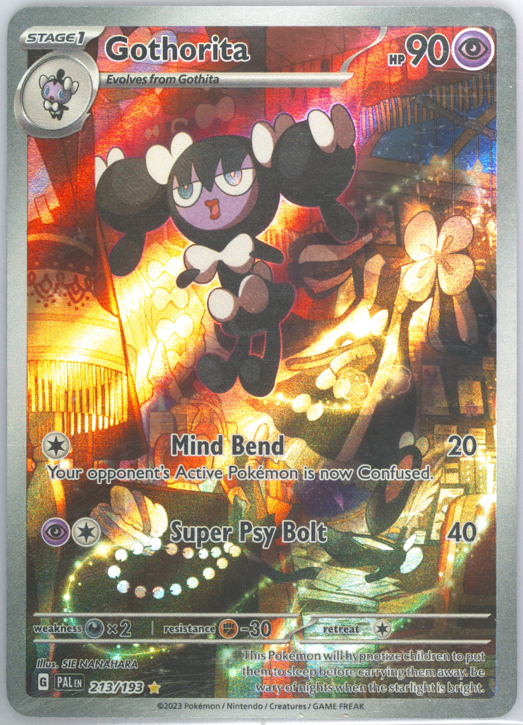 gothita pokemon card Pokemon Card Gothita AR 121/86 sv11W White Flare Japanese – GLIT Japanese  Hobby Shop main image 1
