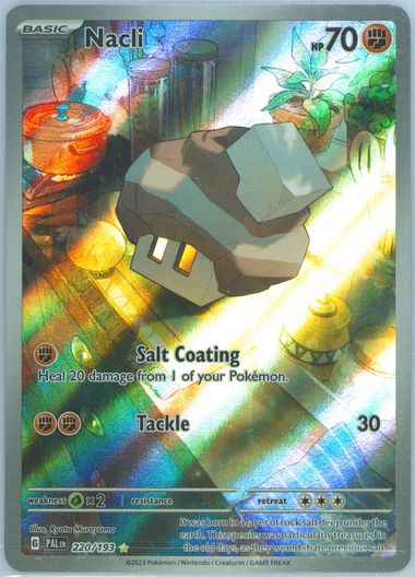 nacli pokemon card price Pokemon - Nacli 220/193 - Paldea Evolved - Illustration Rare - Alternate  Art Card, Toys & Games main image 0