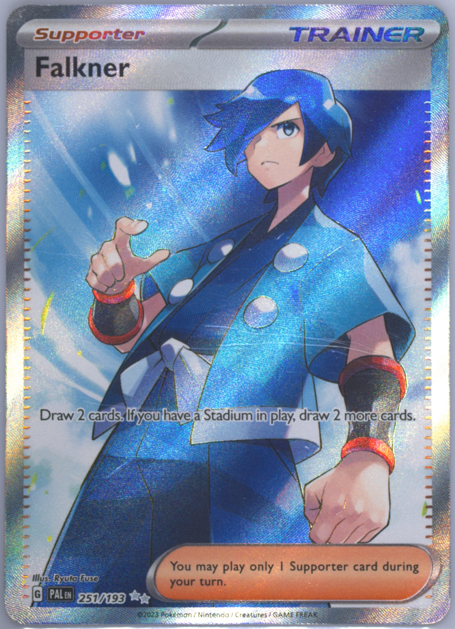 falkner pokemon card Falkner Trainer SV1a 094/073 SR Card