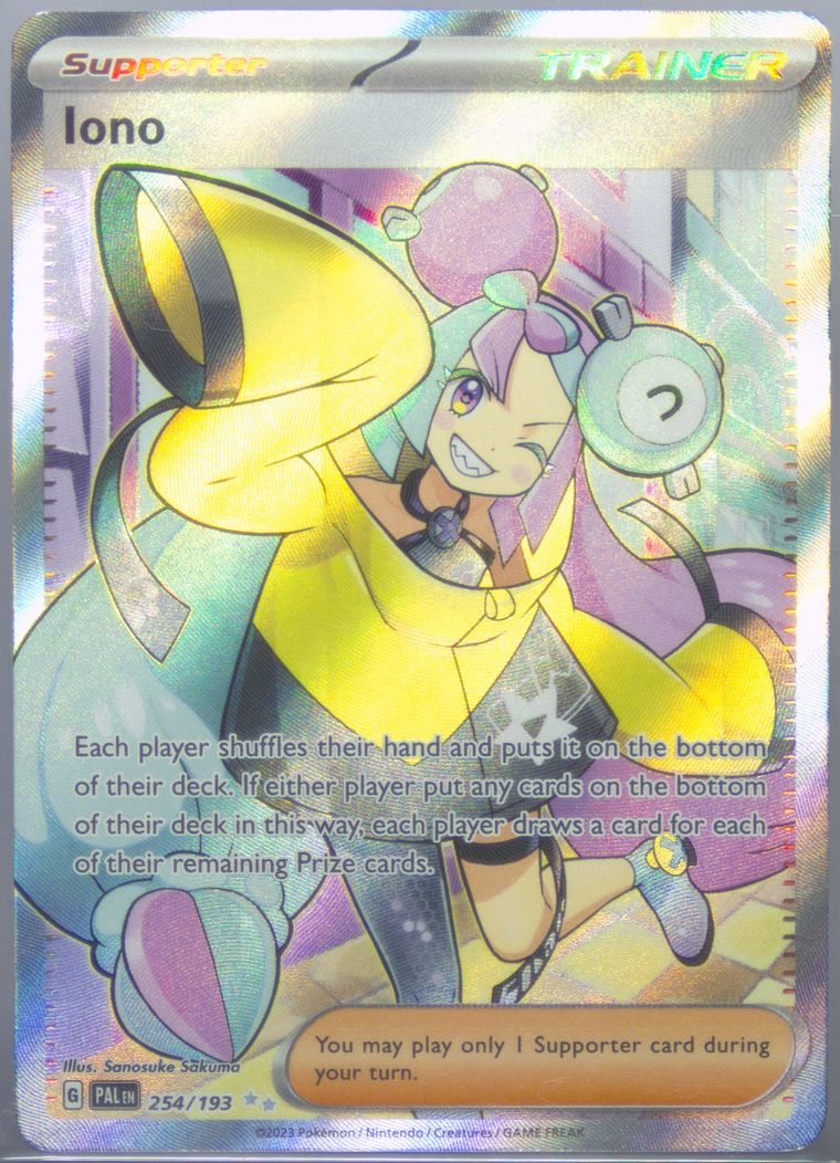 Iono - Paldea Evolved - Pokemon card