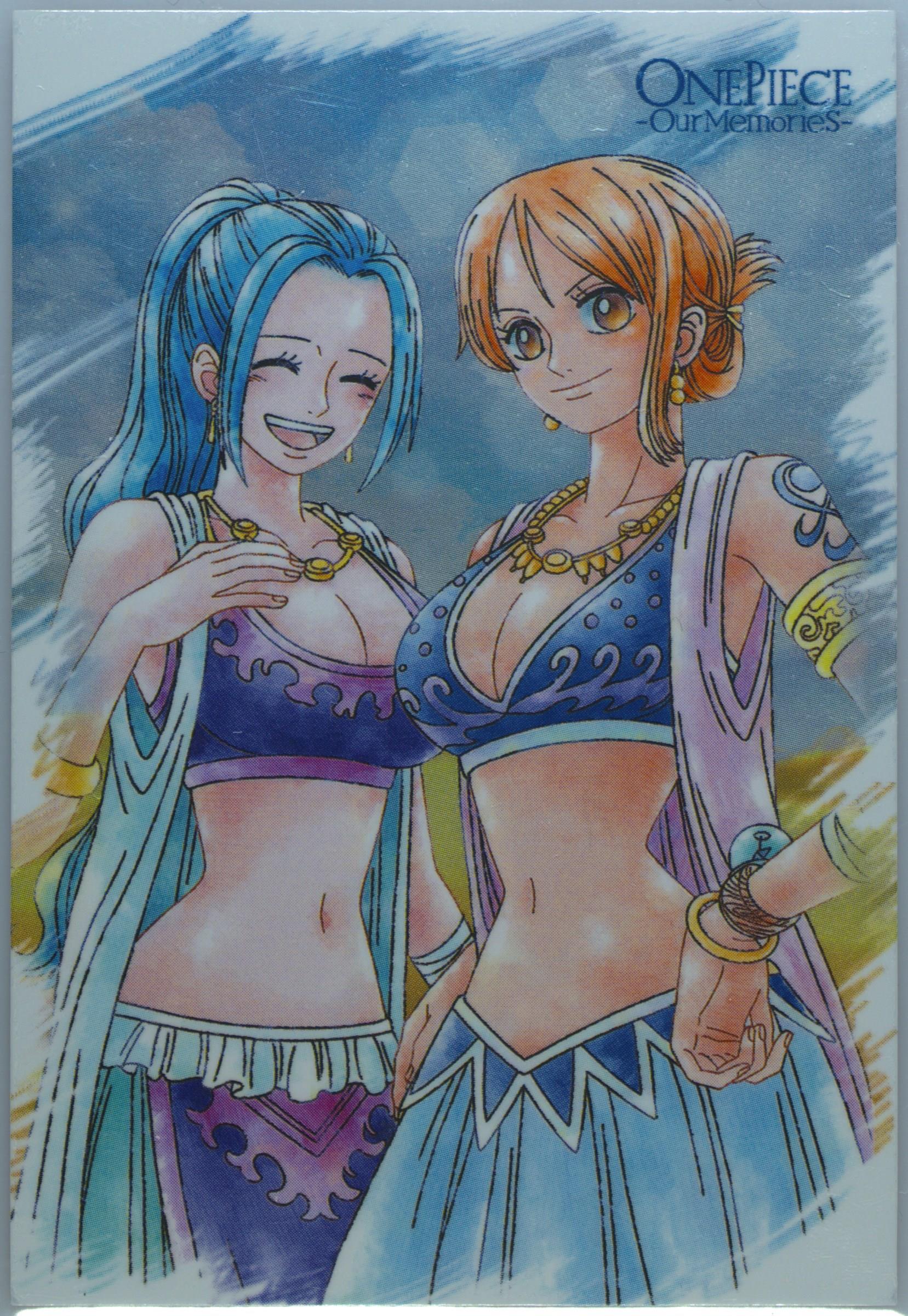 PSA7 2018 ワンピースウエハース アワーメモリーズ ナミ＆ビビ