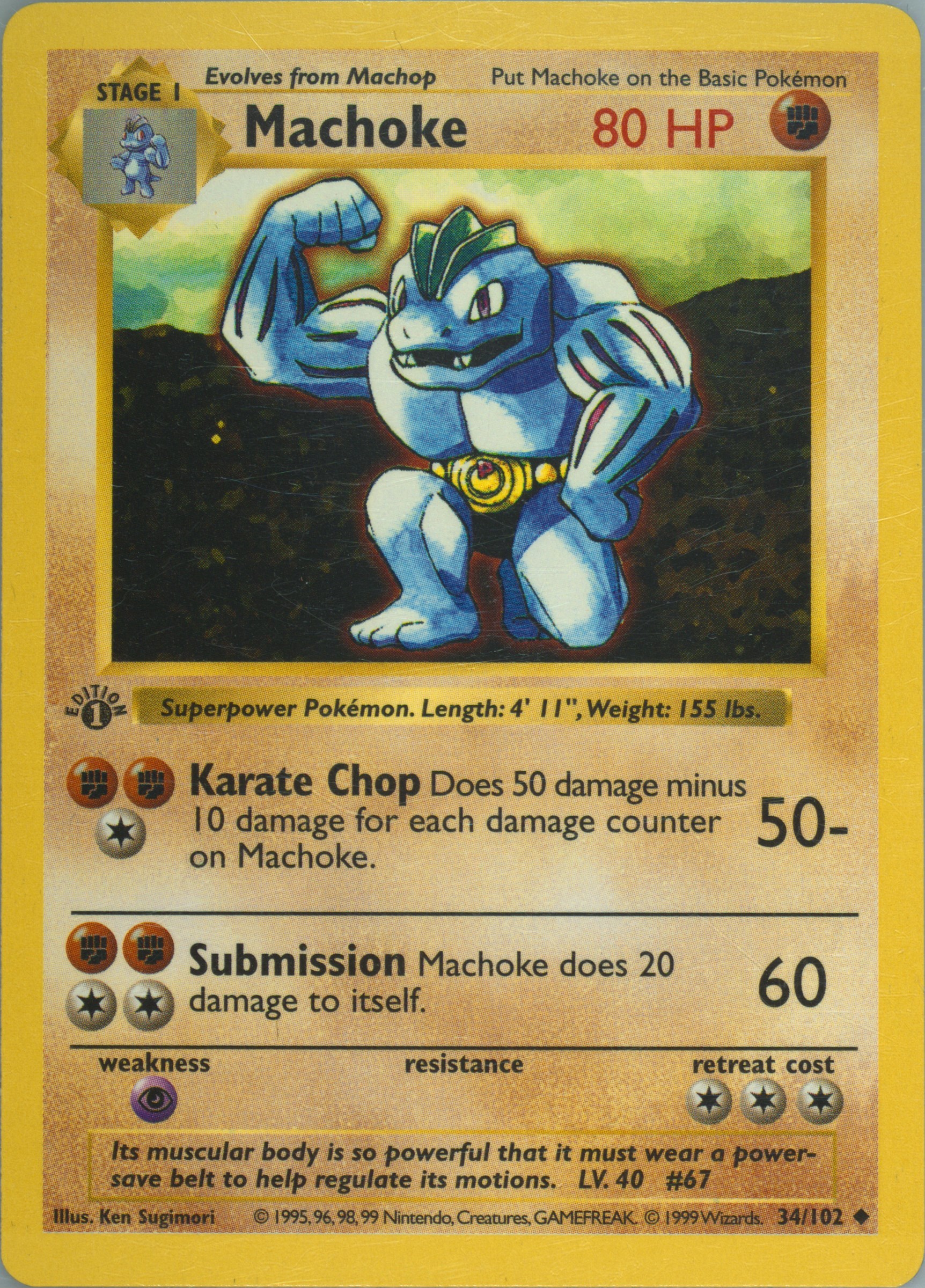 Machoke card photo