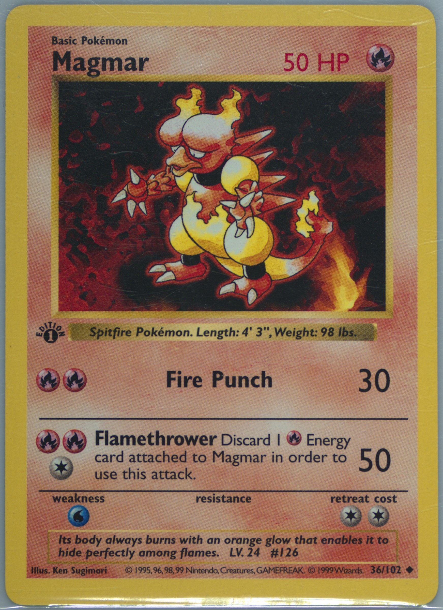 Magmar card photo