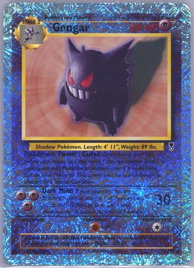 Pomemon Haunter Reverse Foil Holo 2002 Legendary orders Collection #46 PSA 9 gengar