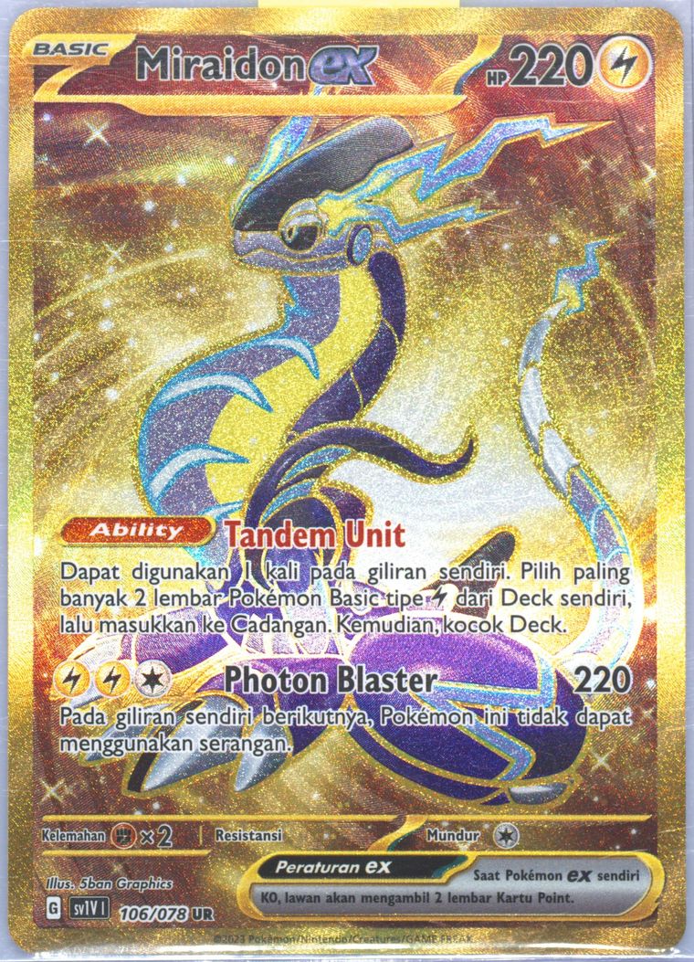 Miraidon EX (Sv1v Violet Ex)