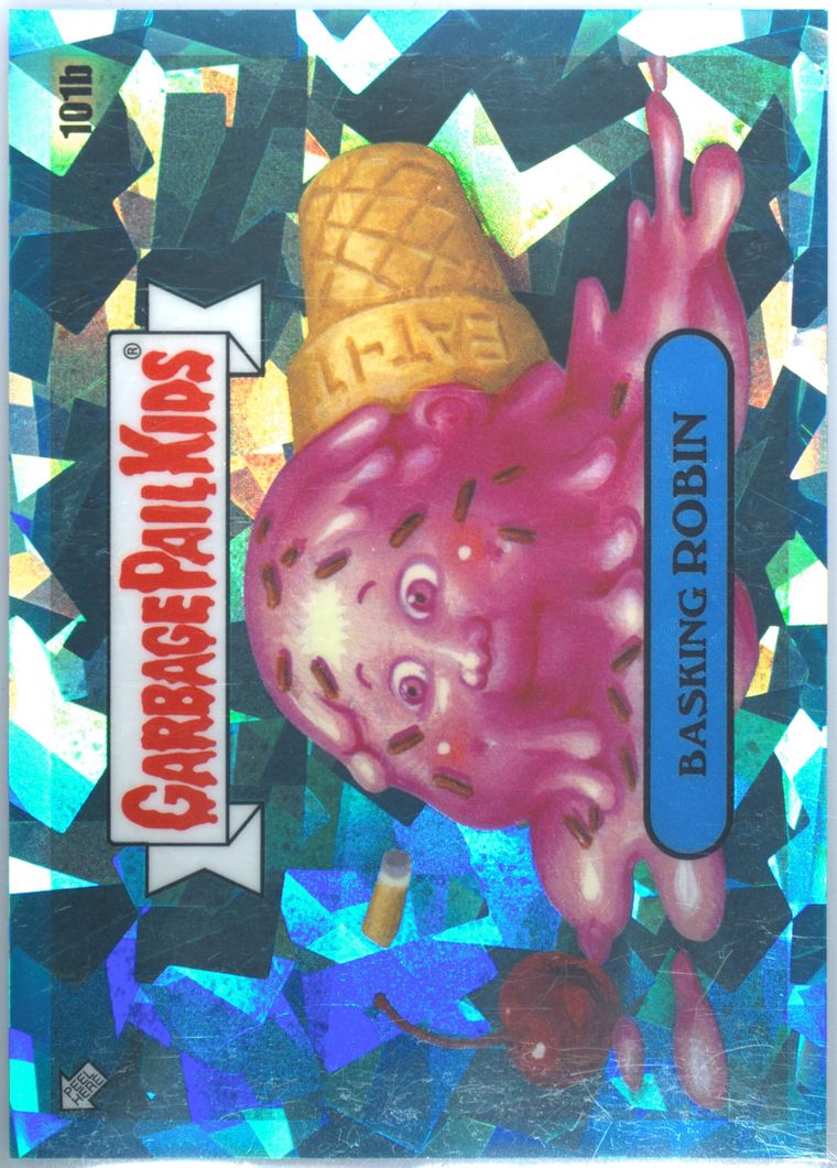 2021 Topps Garbage Pail Kids Sapphire Edition Aqua #101b Basking Robin front