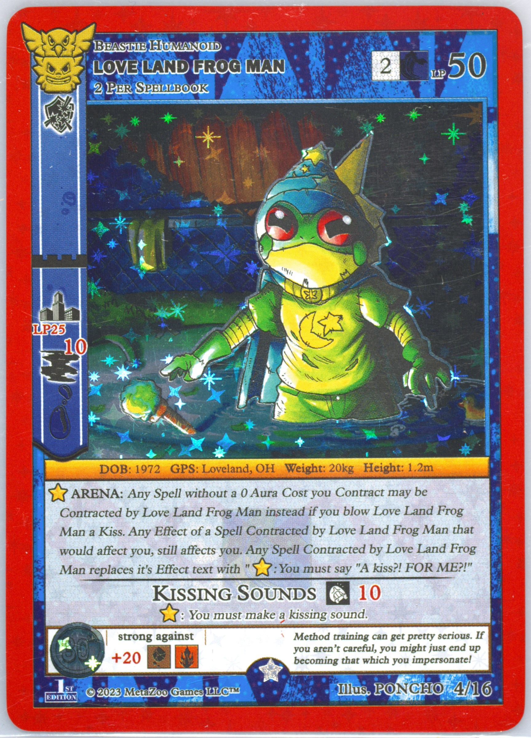 Loveland Frogman holo キックスターター PSA10 Spec Details