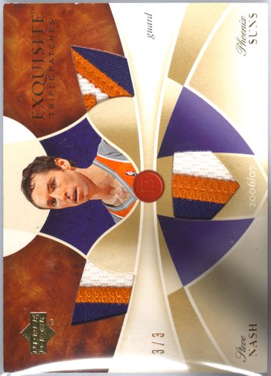 2006-07 UD EXQUISITE / STEVE NASH & RAJA BELL 直筆オートカード（1/10 ファーストナンバー！） Over $2,000,000 in Michael Jordan Basketball Cards Sold       #sportscards  Best Patch Autograph Cards!