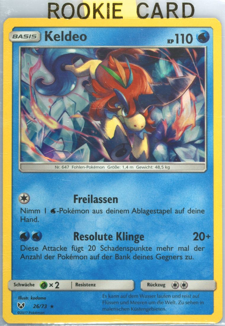 Keldeo-Holo (Shining Legends)