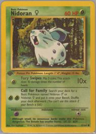 1999 nidoran pokemon card value Amazon.com: Electric Generator 170/198 - Scarlet & Violet - Pokemon Trainer  x4 Card Lot