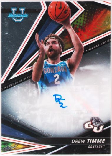 drew timme bowman university 2023 psa9