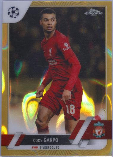 22-23 Topps Merlin CODY GAKPO 直筆サインカード 2022-23 Topps Merlin UEFA Autograph Auto Card : Cody Gakpo