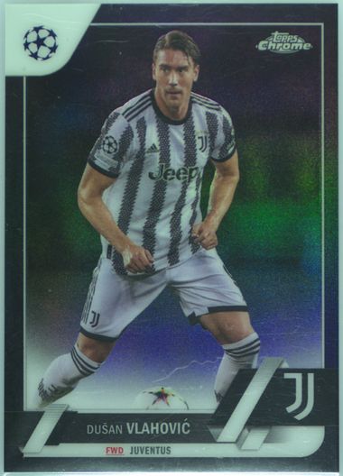 22-23 Topps Chrome VLAHOVIC 直筆サイン 50シリ 22-23 Topps Chrome VLAHOVIC 直筆サイン 50シリ 22-23 Topps