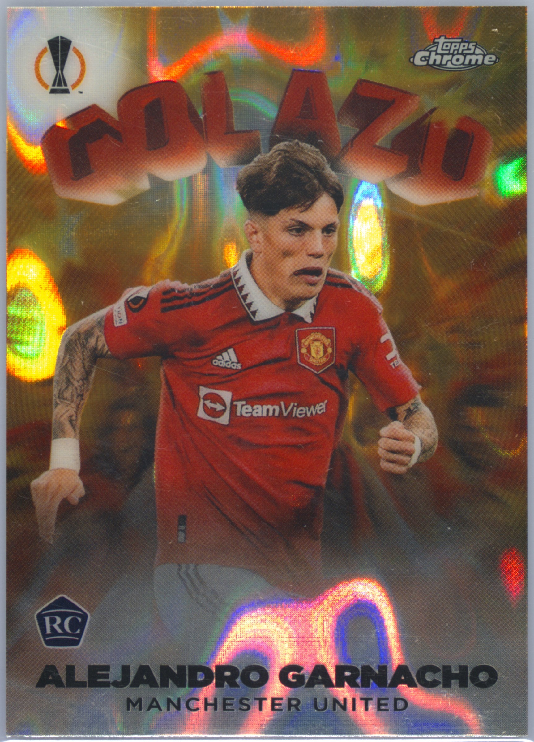 Topps Chrome UEFA 2022-23 RC Alejandro Garnacho Club - #50 