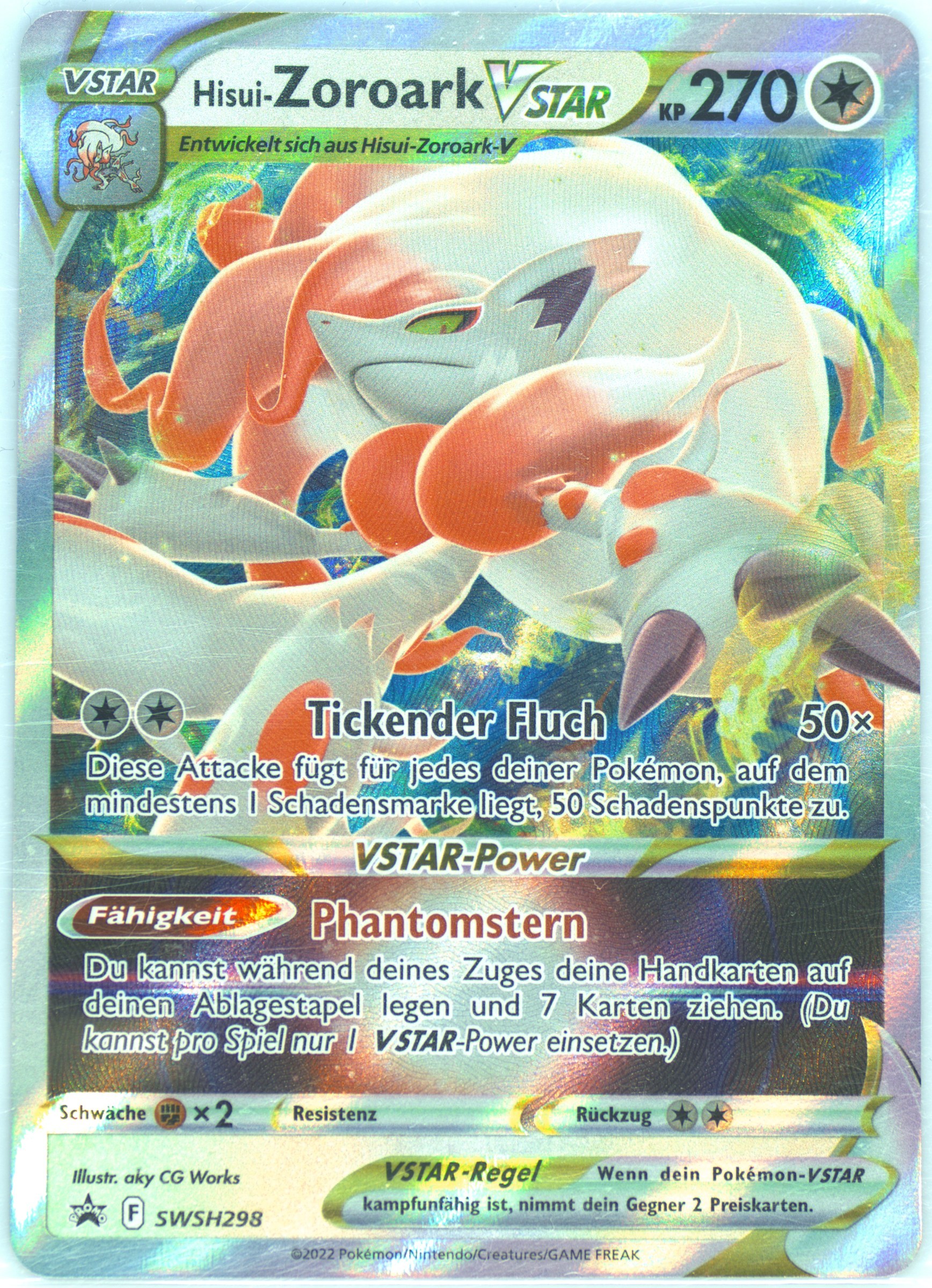 ポケモンカードゲーム 2022 Zoroark VSTAR PSA 10 PSA 10 Hisuian Zoroark VSTAR SAR 234/172 s12a UNIVERSE JAPANESE