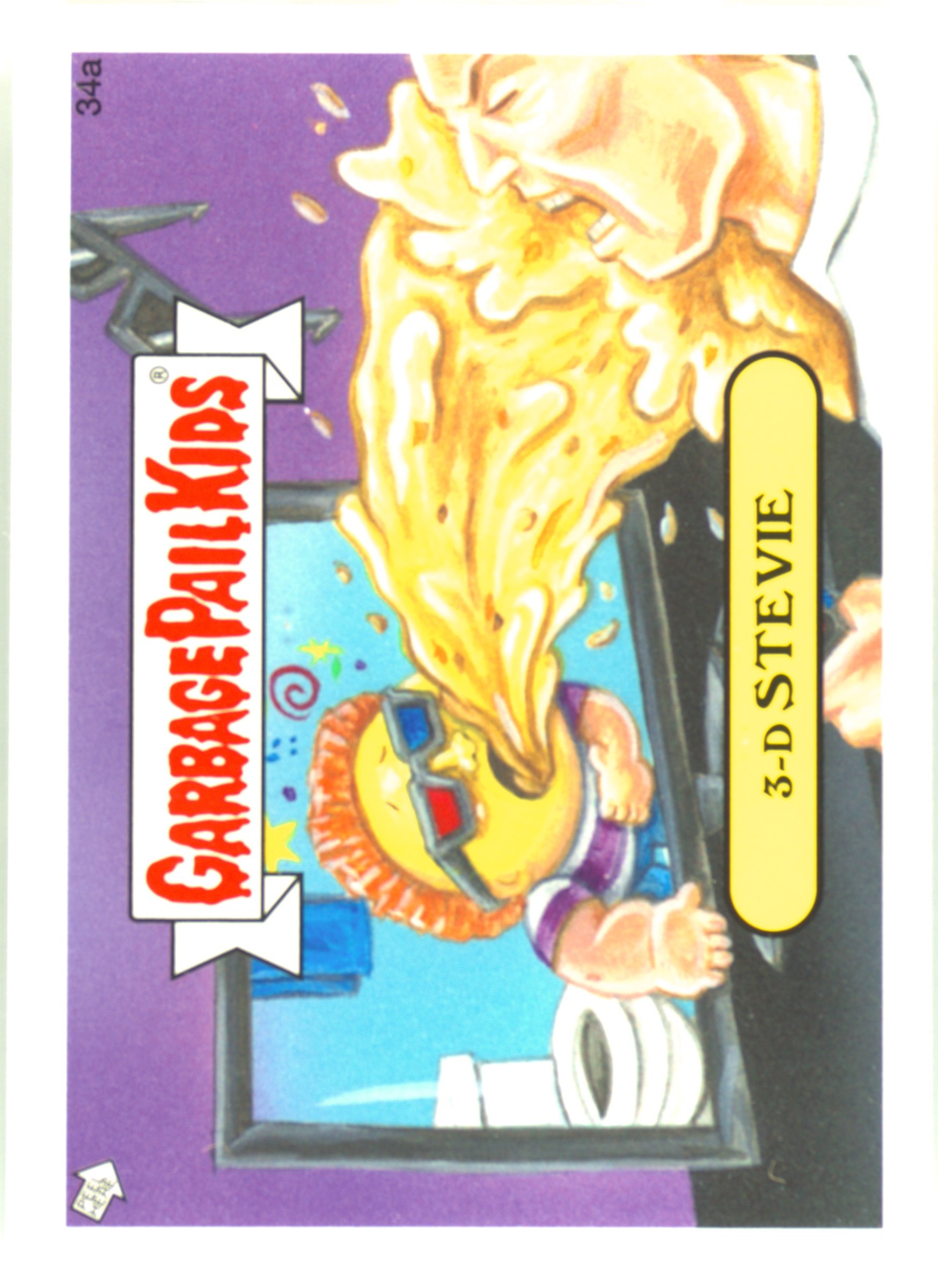 2013 Topps Garbage Pail Kids Mini Cards #34a 3-D Stevie front