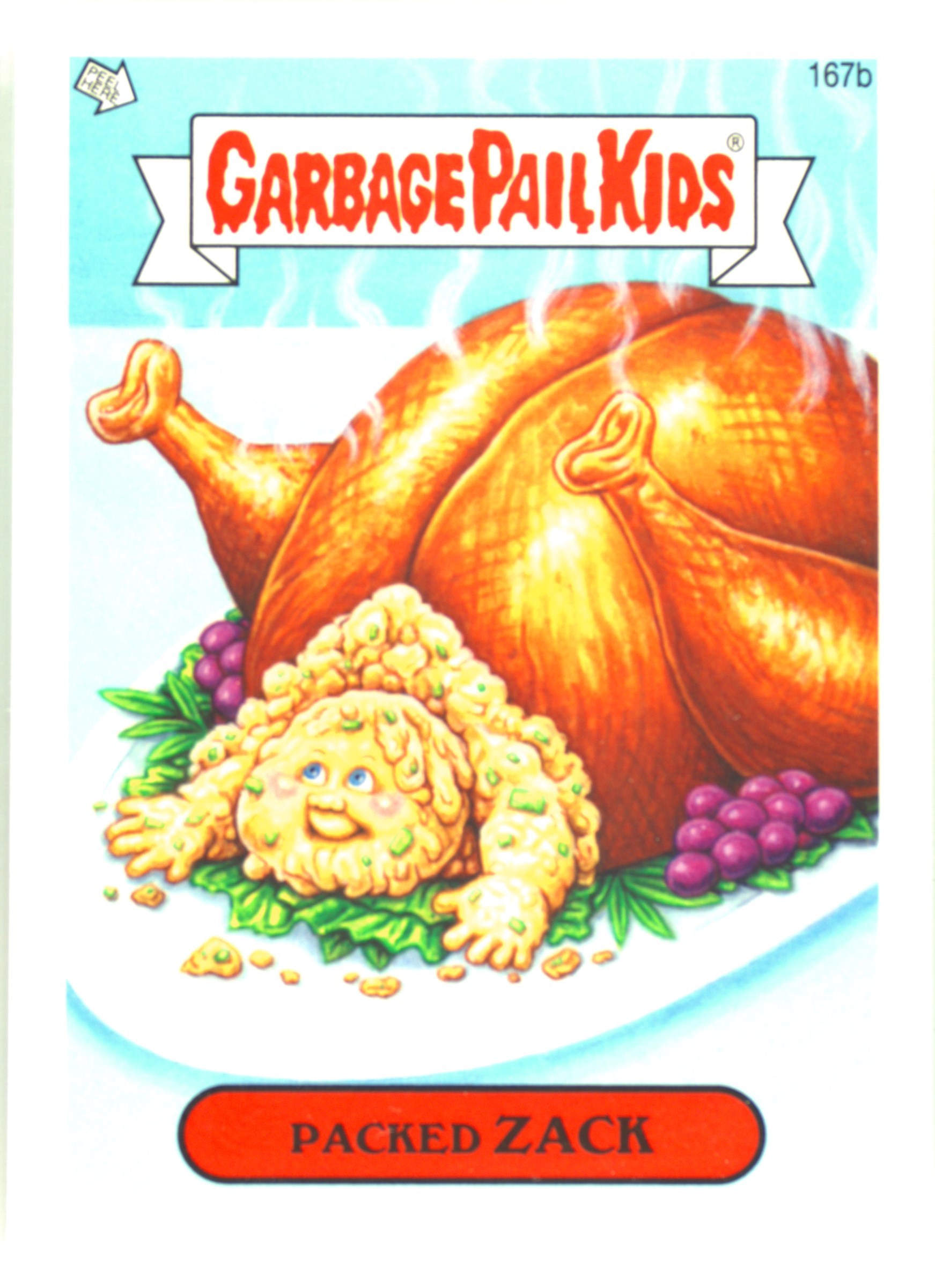 2013 Topps Garbage Pail Kids Mini Cards #167b Packed Zack front