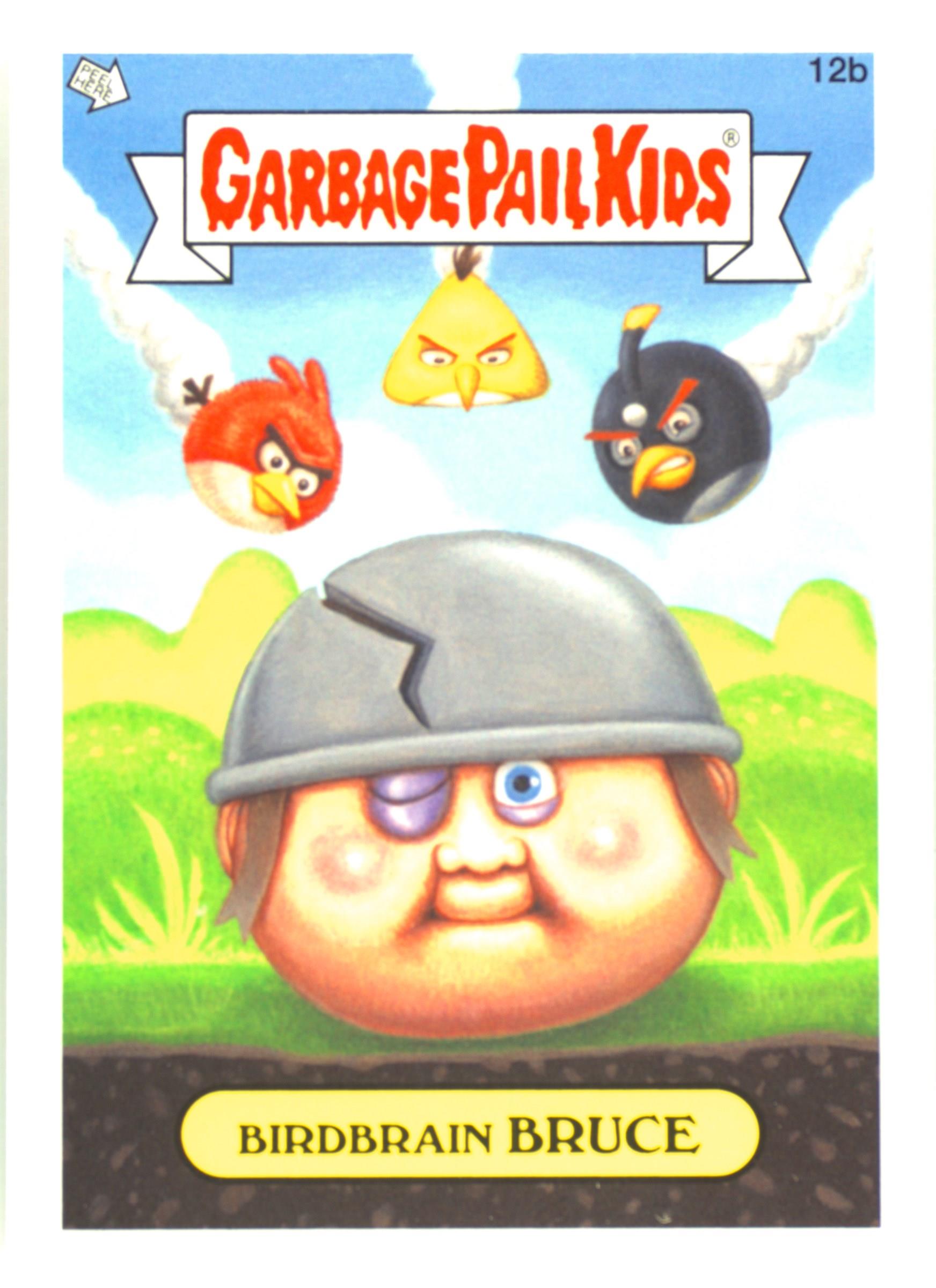 2013 Topps Garbage Pail Kids Mini Cards #12b Birdbrain Bruce front