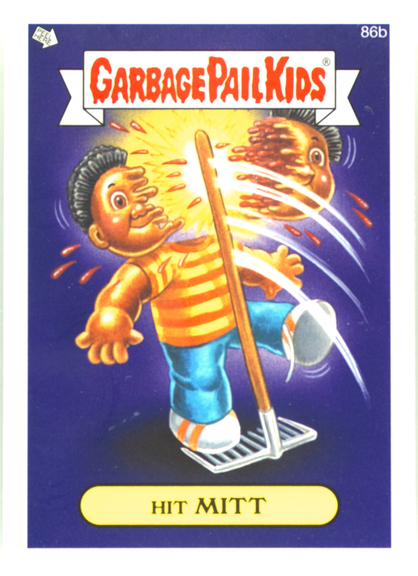 2013 Topps Garbage Pail Kids Mini Cards #86b Hit Mitt front