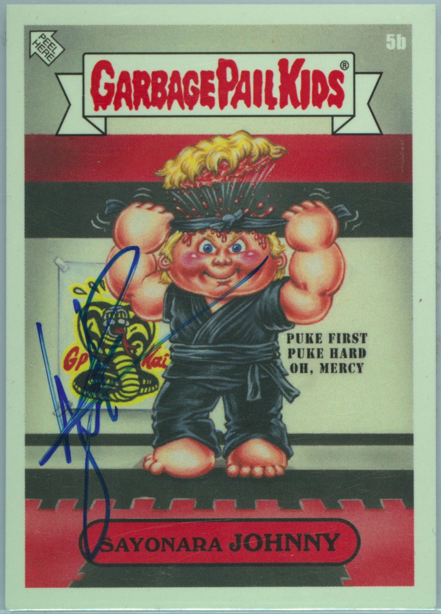 2023 Topps Garbage Pail Kids Prime Slime Trashy TV #5b Sayonara Johnny front