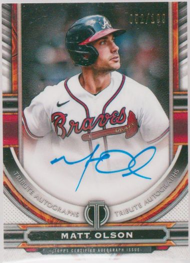 TOPPS TRIBUTE AUTOGRAPHS