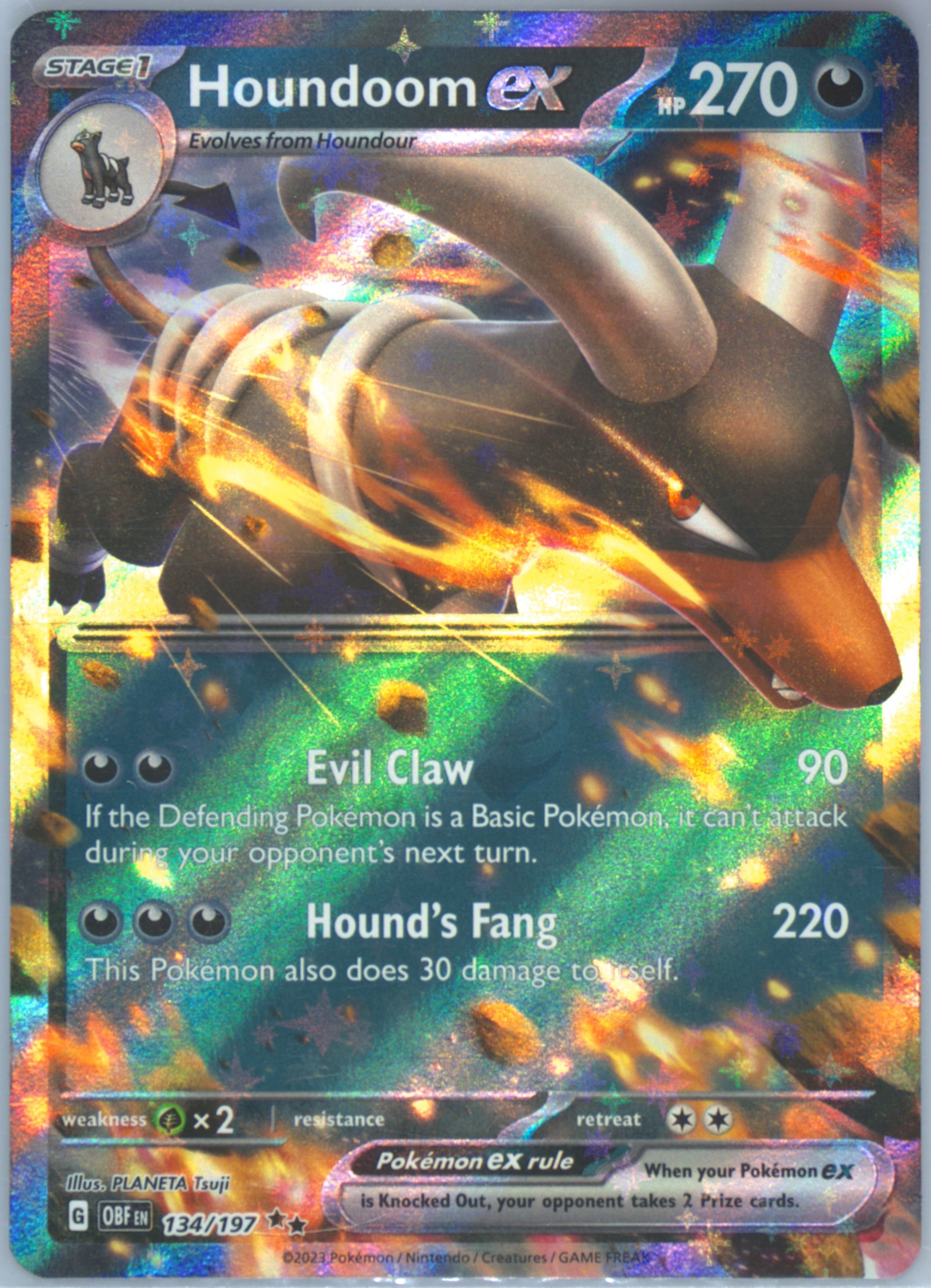 houndoom ex pokemon card price Pokemon Card Scarlet & Violet ex Start Deck Dark Houndoom Japanese svD —  ToysOneJapan main image 1