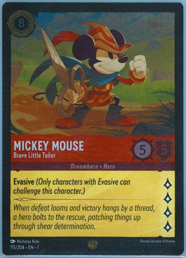 Auction Prices Realized Tcg Cards 2023 Disney Lorcana En 1