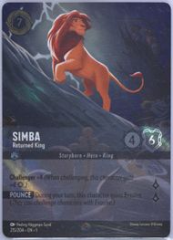 PSA10Disney Lorcana シンバ #215 EN 7920 Spec Details