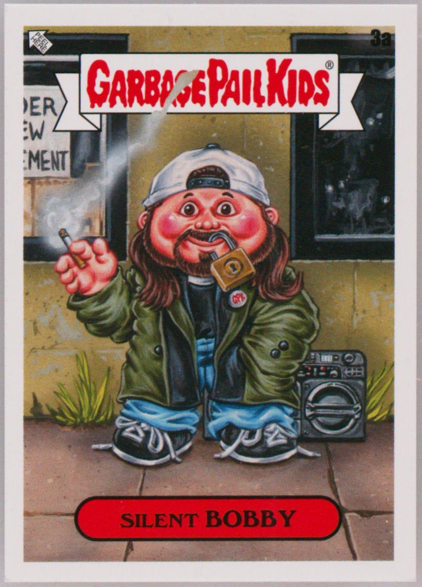 2023 Topps Garbage Pail Kids X View Askew #3a Silent Bobby front