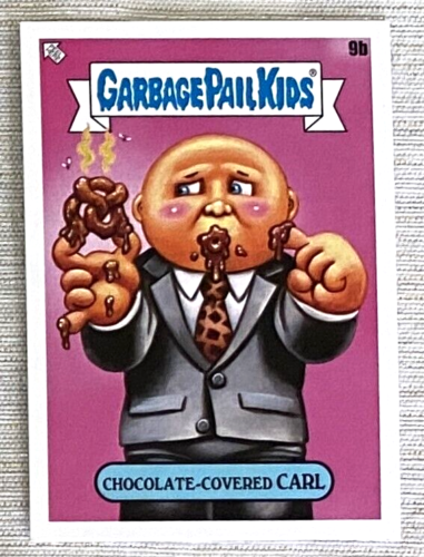 2023 Topps Garbage Pail Kids X View Askew #9b Chocolate-Covered Carl front