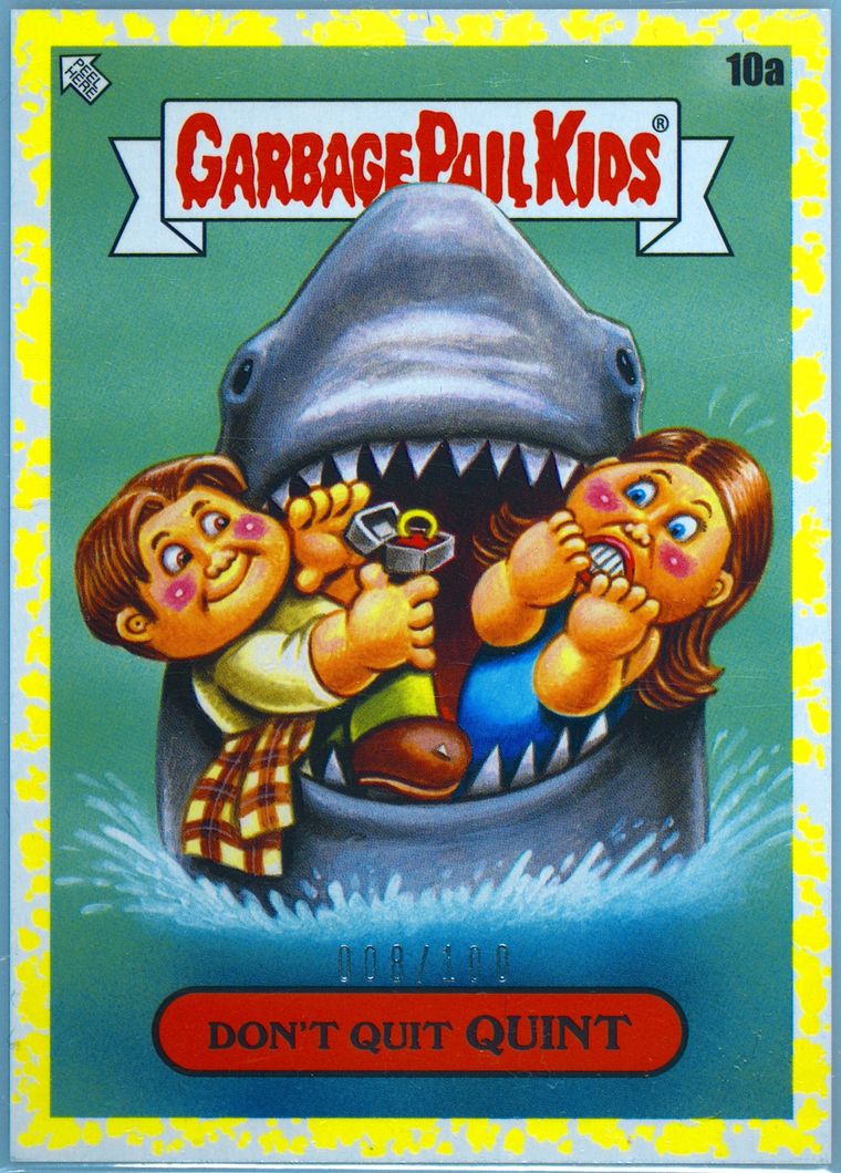 2023 Topps Garbage Pail Kids X View Askew #10a Don'T Quit Quint front