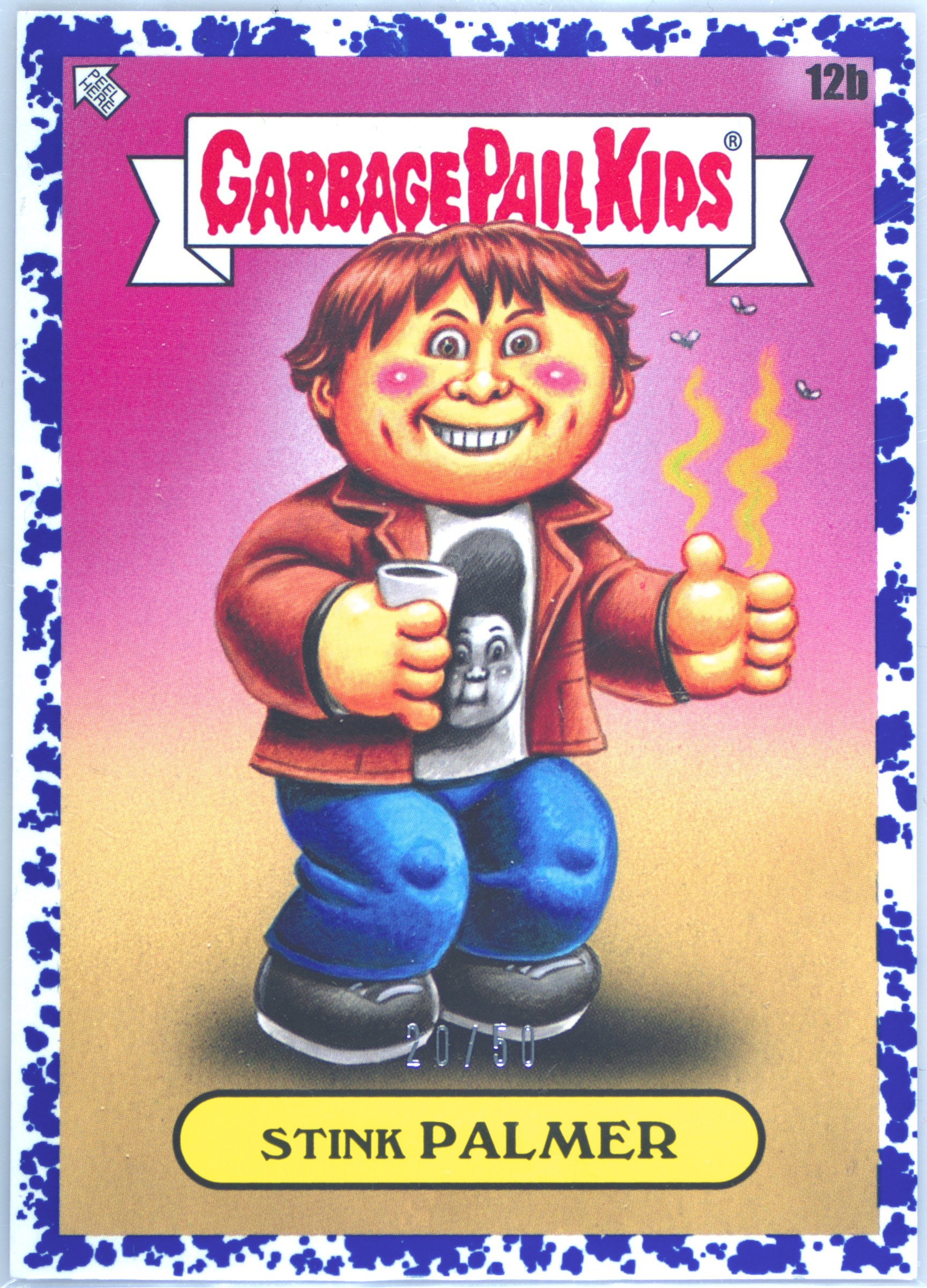 2023 Topps Garbage Pail Kids X View Askew Blue #12b Stink Palmer front