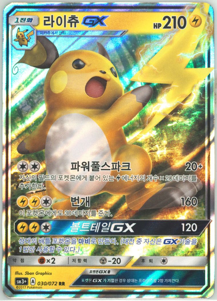 Raichu GX