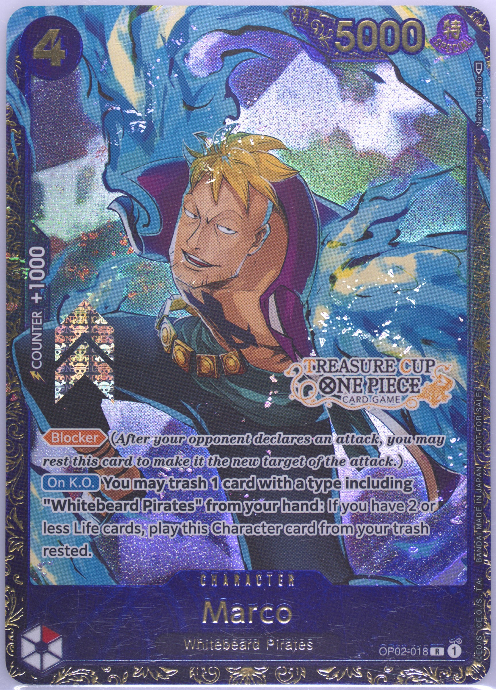 one piece card game marco Marco One Piece Card Game Two Legends Alternate Art #002 CGC 10
