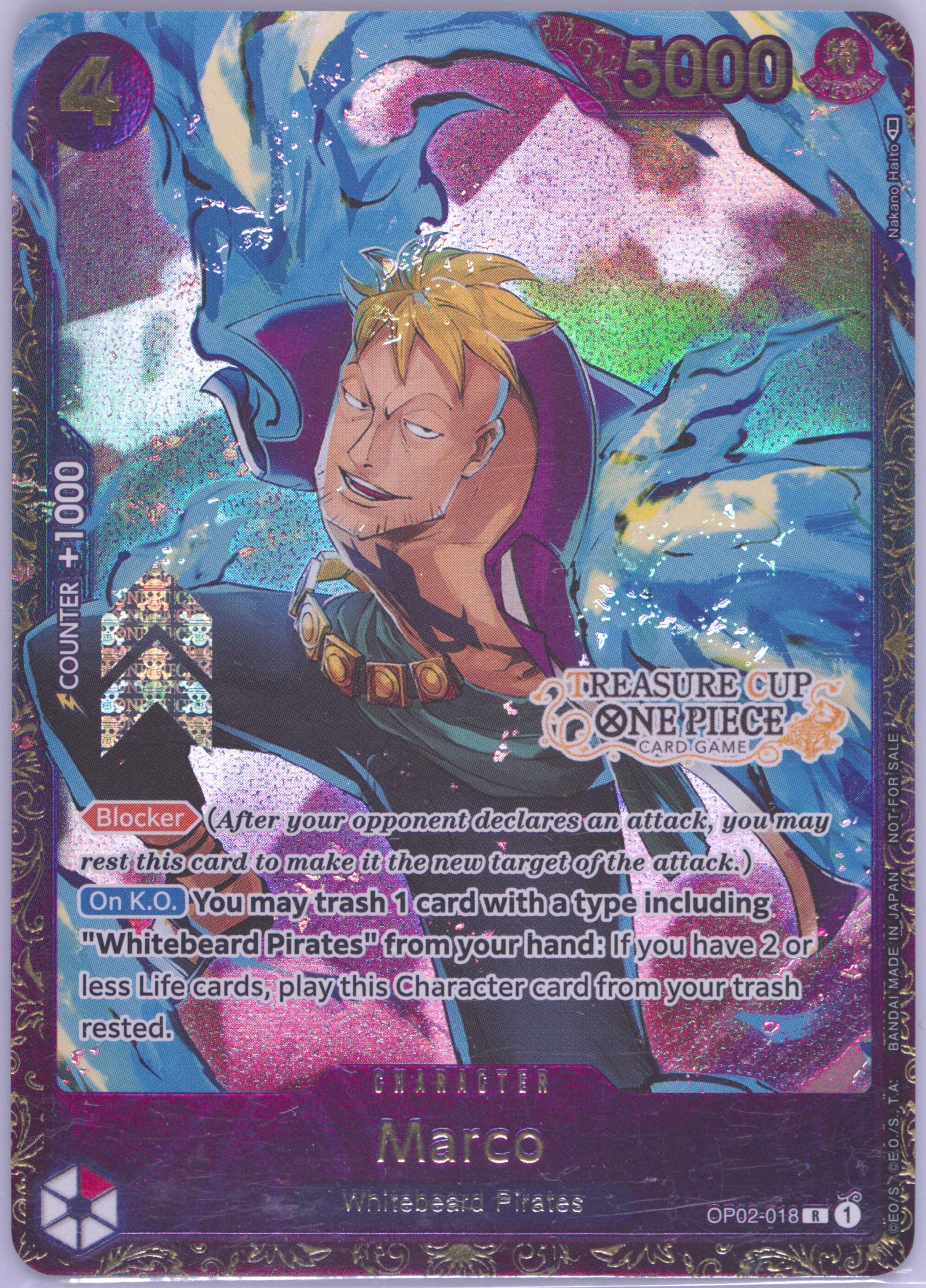 MARCO TAGGIASCO,新品,AOR,DAVID PACK,レア盤 Marco promo P-071 Saikyo JUMP ONE PIECE Card Game Japanese Bandai 洋楽