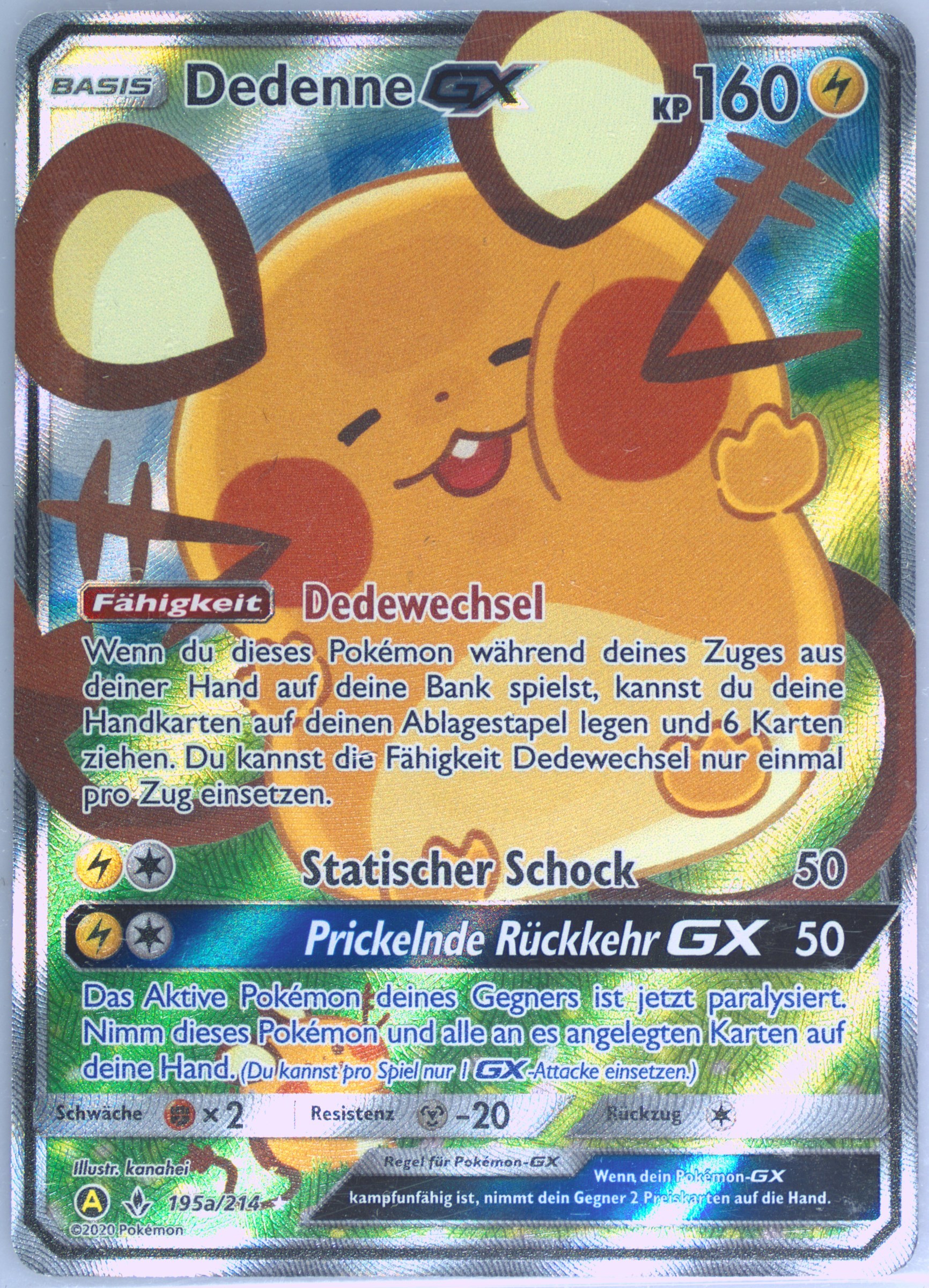 dedenne gx pokemon card value PSA 10 Dedenne Sun & Moon 195a Pokemon card – GorillaTCG main image 1